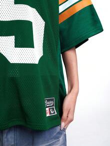 Camiseta de malla deportiva MT99, unisex - Verde - Ver 4