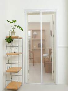 Màn cửa chống muỗi từ tính cải tiến - Màn tự động đóng mở chống muỗi và côn trùng. - lưới trắng viền trắng - Xem 12