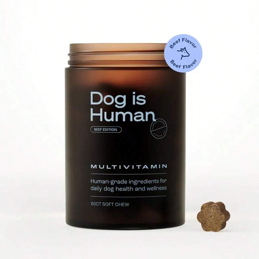 D○G Is Human Daily Multivitamin For Dogs (Beef Flavor) Vet-Formulated, Made In Vermont - Hương vị thịt bò - Xem 1