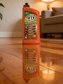 Orange Glo 4-In-1 Hardwood Floor Polish | Long-Lasting Brilliant Shine | Scratch-Filling Protection | Revitalizes Natural Wood Beauty | Streak-Free Formula For High-Traffic Areas | Pet-Friendly Monthly Floor Care Solution | Easy Squirt & Mop Application | 24 FL OZ,Perfect For Interior Wood Veneers Such As Wood Wall Panels And Wood Paneling, As Well As Interior Furniture Such As Solid Wood Furniture And Cabinets,Household Items,Home Essentials Living Room,Cleaning Supplies,Lijadora De Madera - 預設 - 查看 2