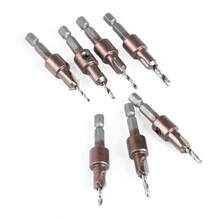 专业级高端沉头钻头，合金阶梯钻头，带螺丝安装，适用于木工 - 高檔沉孔鑽合金頭 - 查看 9