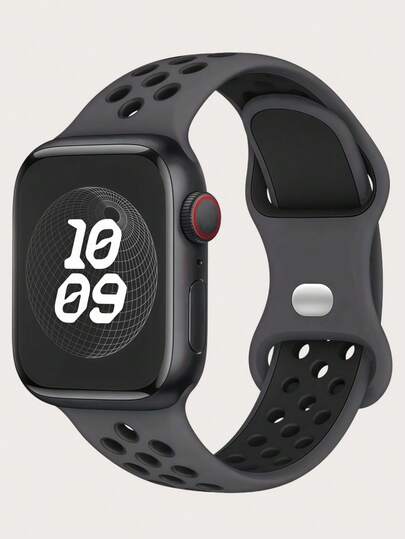 Breathable Sport Band Compatible With Apple Watch Band 38mm 40mm 41mm 42mm 44mm 45mm 49mm For Women Men, Plastic Soft Silicone Dot Hole Compatible With Apple Watch Strap Compatible With IWatch Series 11 10 9 8 7 6 5 4 3 2 1 SE Ultra 3 2 1