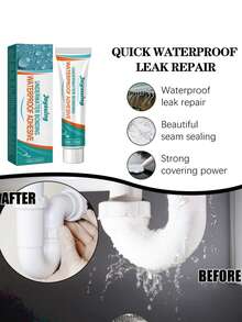 Underwater Adhesive Waterproof Sealant, Aquarium Glass, Wooden Barrel, Drain Pipe Leak-Proof Waterproof Sealant - Multicolor - View 3