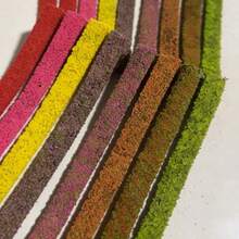 8pcs Miniature Imitation Shrub Strips, 20cm Long Sponge Shrub Strips, Sandbox Model Grass Strips, Garden Landscaping Greenery DIY Materials, Gardening - Multicolor - View 10