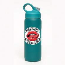 3/6/12张性感唇形贴纸，趣味卡通风格贴纸，适用于手机、笔记本、办公室等多种场景 - 白底 - 查看 2