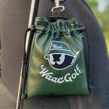 1 bolsa para pelotas de golf con cordón, cuidadosamente diseñada: accesorio multifuncional ligero y duradero de primera calidad, ideal para golfistas exigentes y viajeros frecuentes. - Multicolor - Ver 12