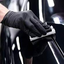 10pcs/Pack Disposable Nitrile Gloves - Latex-Free And Powder-Free, Suitable For Tattoo, Nail Salon Cleaning, Nail Art Tools, Back To School, Nail Care, Nail Art Tools (Applicable To Nail Stickers) - Black - View 9