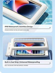 Túi đựng điện thoại chống nước IPX8, nổi trên mặt nước, thích hợp cho bãi biển, bơi lội, màn hình cảm ứng, có dây đeo. - Nhiều màu - Xem 6