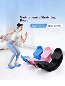 腓骨肌和小腿拉伸斜板 | 倾斜式脚踏板训练器，用于跟腱和比目鱼肌阻力训练（1双） - 彩色 - 查看 2