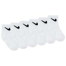 Nike Swoosh 6 Pack Ankle Socks Kid's Infant  NN0641-001 - Putih - View 2