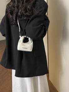 2026 Nuevo bolso de moda, exquisita mini bolsa bandolera, portador de tarjetas versátil, pequeño bolso de mano - Blanco - Ver 6