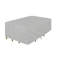 Tấm phủ bảo vệ đồ nội thất ngoài trời 155x95x68cm, bao gồm ghế sofa, bàn ghế sân vườn, tấm phủ chống thời tiết cho hiên nhà. - màu đen - Xem 2