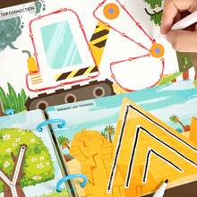 1 Set Reusable Paper Funny Educational Toys For Children, Kids Reading And Writing Toys, Pencil Control Training Cards, Erasable Writing Early Learning Toys - Multicolor - View 9