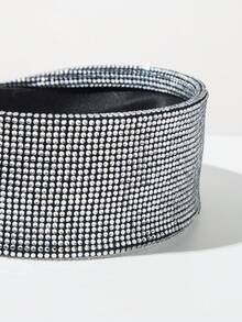 1pc Sponge High Crown Crystal Headband Hairband Diadema Hair Hoop - FG1522 - White - View 4