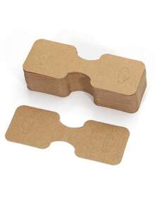 100pcs Letter Style Packaging Cards For Necklaces, Bracelets, Jewelry Display - Multicolor - View 11