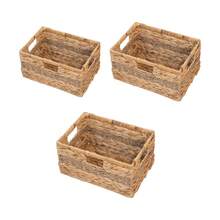 Handwoven Basket For Versatile Home Organization In Living Room, Bedroom, Entryway And Bathroom – Durable Design With Thick Carrying Handle And Reinforced Metal Frame, Ideal For Towels, Accessories, Craft Supplies, Plant Display, And Gift Storage, Lightweight Yet Sturdy Weaving, Premium Finish, Neutral Tone, Space-Saving Decor Solution For Spring Refresh And Everyday Home Styling - Multicolor - View 10