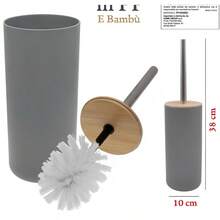 Bộ đồ dùng vệ sinh phòng tắm 6 món, vỏ nhựa mạ điện, bộ phụ kiện phòng tắm, đồ dùng nhà tắm, bao gồm: bình đựng xà phòng, giá đựng bàn chải đánh răng, cốc đánh răng, hộp đựng xà phòng, cọ toilet và thùng rác. Bộ đồ dùng vệ sinh để bàn trong phòng tắm, đồ dùng thiết yếu cho phòng tắm, đồ trang trí phòng tắm, có thể dùng làm quà tân gia, quà nghỉ lễ, quà Valentine, quà sinh nhật. - Bộ sản phẩm phòng tắm nắp tre - Xem 23