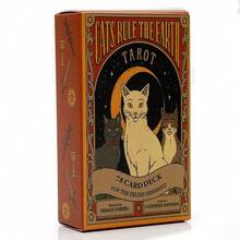1 Set Of 78pcs Waterproof Cat Tarot Cards, With Instruction Manual, Suitable For Beginners, English Version, Size 4.72x2.76 Inches, Fun Party Game For Family, Friends, Couples, Also A Creative Gift - Multicolor - View 12