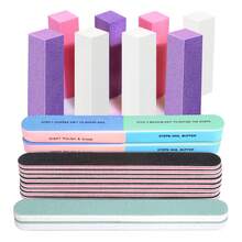 20pcs Nail File & Buffing Block Set, Nail Care Tools Include Square Nail Files & Polishing Blocks, Professional Manicure Nail Tools Kit - Multicolor - View 6