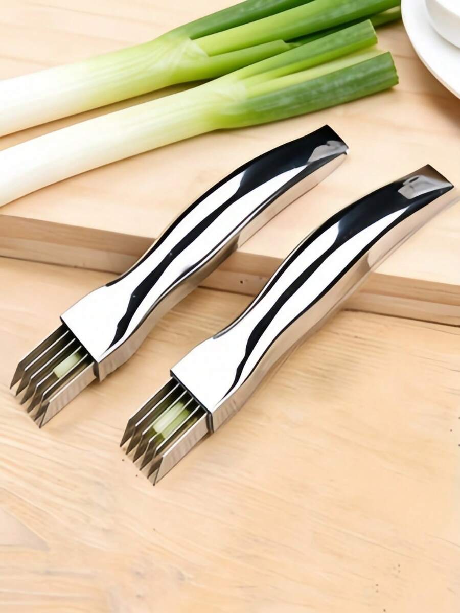 1pc Stainless Steel Multi-Function Vegetable Slicer | Stainless Steel Material | Multi-Blade High-Efficiency Cutting | Kitchen Vegetable Cutting Slicing Chopping Tool