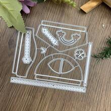 Metal Cutting Dies, Women's Handbag Embossing Mold Template, Suitable For DIY Scrapbooking, Albums, Paper Card Making, As Well As Art Paper Cutting And Embossed Card Making. - Silver-white - View 5