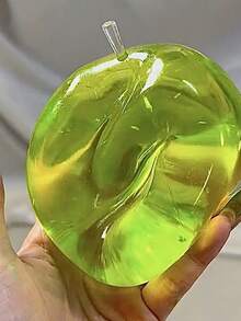 1 món đồ chơi bóp giảm căng thẳng hình quả táo xanh lớn, thuộc dòng Crystal Apple, đồ chơi mềm dẻo có khả năng đàn hồi. - Nhiều màu - Xem 5