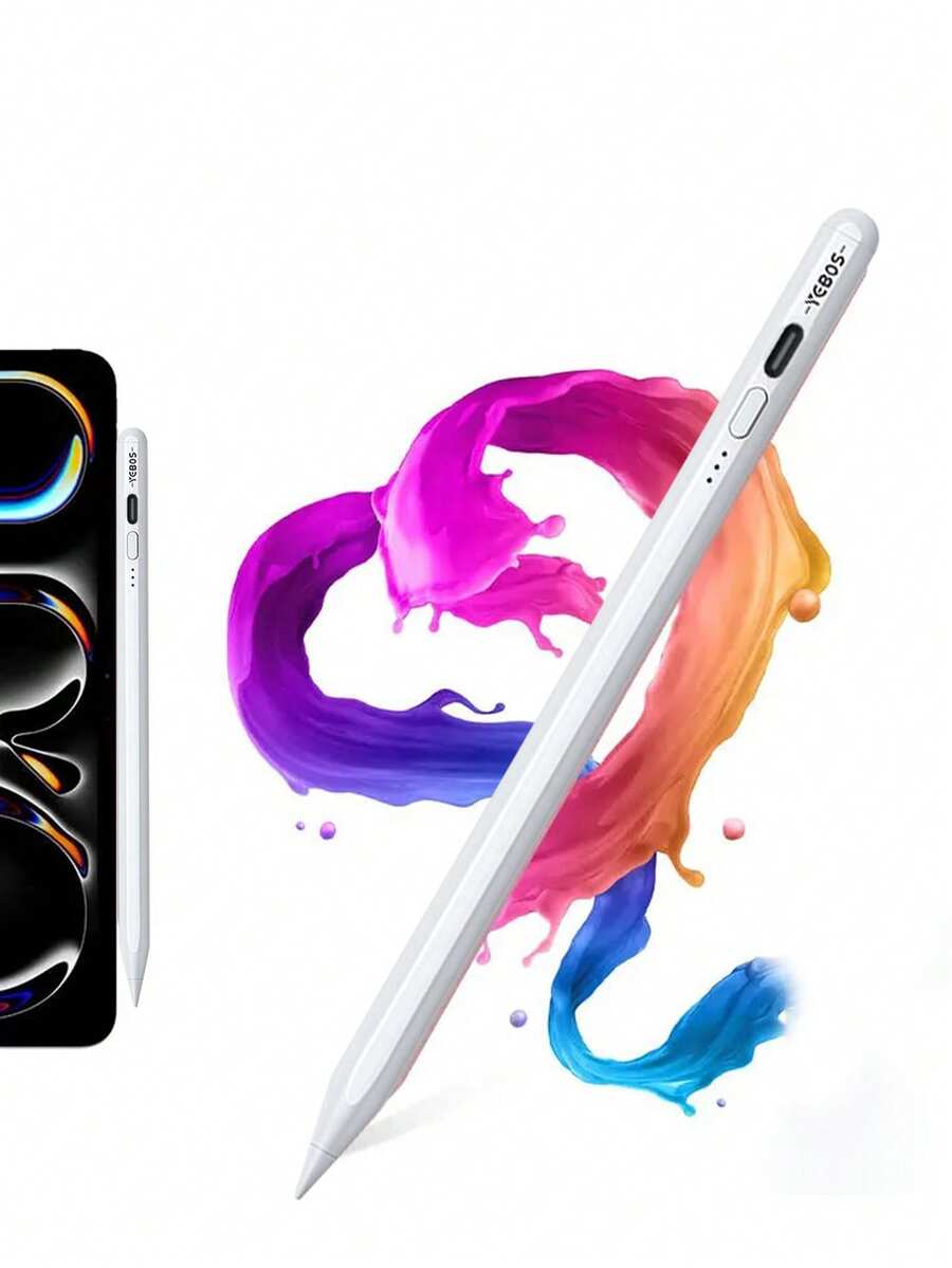 Stylus Pen For IPad Pencil 11th A16 Generation, Apple Pencil Palm Rejection & Tilt Sensitivity, Compatible 2018-2025 IPad6-10th - View 1