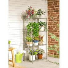 4 Tier Metal Shelving Unit Storage Racking Shelves Garage Warehouse Shed New - Multicolor - View 1
