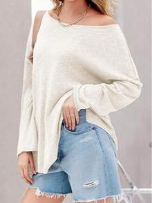 Saodimallsu Hauts pour femmes - Blanc - Voir 2
