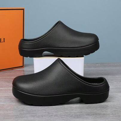 Unisex Waterproof Anti-Slip Clog Shoes, Oil-Resistant EVA Material, Thick Non-Slip Soles, Suitable For Kitchen, Hospital, Garden And Workplace, Comfortable All Day, Durable