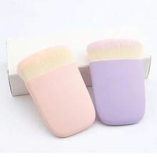 1 cọ tán phấn dẹt, cọ má hồng sợi tổng hợp, thích hợp sử dụng khô và ướt, dụng cụ trang điểm. - Nhiều màu - Xem 4