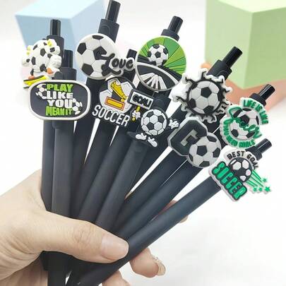 Easter Egg Ballpoint Pen With Football Stickers, Holiday Gift