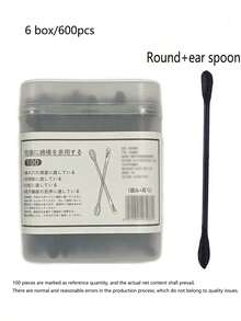 100支双头软耳勺，耳垢清除棉签 - 温和去除黑头和清洁，独立包装卫生耳勺，双头设计，高品质包装，日本个人护理工具，时尚容器，舒适握感 - 雙頭 - 查看 22
