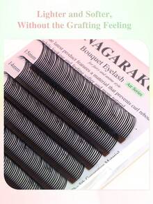 12 sợi 0.07 C D NAGARAKU 5D Bouquet Eyelashes Extension Abonnie 5D Flower Lashes Spikes Eyelash Extensions Fluffy Volume Fans Wispy Clusters Lash Makeup - Xem 4