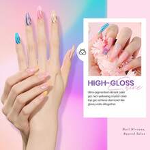 Beetles Spring Gel Polish Set - Fingertip Palette, 32 Colors Valentines Polish Set With Base Top Coat - 20 Colors Rainbow Gel Polish - 查看 4