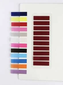 12-Color PET Candy-Colored Translucent Notes Mislabeled Index Post Student Office Special Note Post - one-size - View 20
