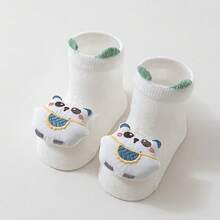 1 Paar atmungsaktive Baby Socken mit süßer Figur für Frühling/Sommer, rutschfeste Kleinkind Socken für Neugeborene 0-1 Jahre - Verschiedenfarbig - Übersicht 22