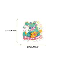 50pcs Dopamine-Enhancing Cartoon Animal Stickers, Creative Graffiti Stickers, Office Supplies, Mobile Phone And Computer Stickers, High-Value, Durable, Exquisite, Cool Stickers, Fun, Classic, Colorful Cartoon Designs, Gift Decorations, Phone Case Decoration Stickers, Reusable, Colorful Cartoon Designs, Suitable For Water Bottles, Skateboards, Mobile Phones, Etc., Perfect For School Supplies And A Top Choice For Holiday Gifts. - 50pcs - View 3