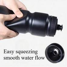 1 Piece 500ml/16.9 Ounces, Leak Proof, Drop Proof, Splash Proof, PP+ PE Material, Nordic Minimalist Sports Kettle, Straight Anti Slip Patterned Cup Body, Anti Mold And Antibacterial Process, Four Season Bicycle And Football Training Water Bottle, Christmas Father's Day Practical Gift - Multicolor - View 5