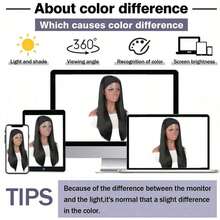 32 Inch Straight Ribbon Wig, Black Heat-Resistant Synthetic Fiber, Women's Headband Wig, Full Machine Wefted Wig - Multicolor - View 6