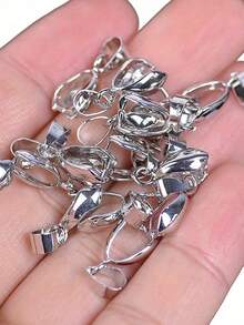 18K金10件套吊坠/5件套吊坠夹扣、搭扣和挂钩，用于制作您自己的项链首饰 - 彩色 - 查看 5