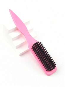 1pc Unisex Retro Fluffy Hair Comb, Beard Comb, Smooth Ponytail & Bun Shaper, Detangling For Frizzy Hair, Wide Teeth Backcombing & Sectioning Styling Comb - A - View 6