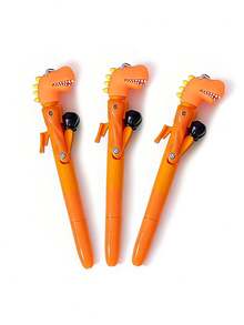 1pc/2pcs/4pcs Cool Dinosaur Boxing Ballpoint Pen, 0.7mm, Suitable As Back To School Gift And Stationery - Dinosaur Boxing Pen - View 20