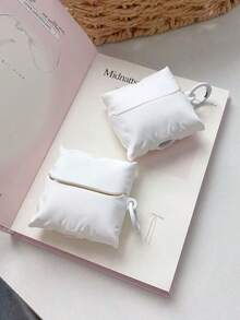 1个白色枕套，兼容Apple Pro 2/3/4保护套，兼容Apple蓝牙耳机第二/三/四代 - 白色 - 查看 1