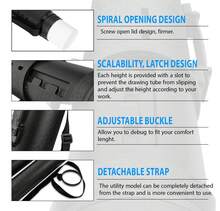 Crystals Extendable Portfolio Tube Drawing Storage Poster Holder Blueprint Carry Case With Strap Medium - 5L Flask - View 4