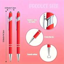 8pcs Customized Name Engraved Metal Ballpoint Pens, Laser Engraved Rocket Pattern, Lightweight And Durable, Business Office, Graduation And Back To School Customized Gift - Sets - View 3