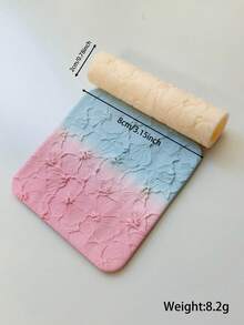 High Precision Pottery Textured Rolling Pin - Durable Plastic Handcraft Mold, Suitable For DIY Jewelry Making And Art Design, Soft Clay Texture Tool With Fine Patterns, Ideal For Unique Handmade, Decorative Earrings | Textured Craft Surface, Jewelry Making Supplies - Texture Roller - View 47