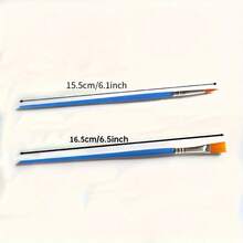 Bộ 30 cọ vẽ bằng nylon đầu nhọn và đầu dẹt dùng cho màu nước, acrylic, gouache, vẽ tranh, phác thảo. - Một kích cỡ phù hợp cho tất cả - Xem 9