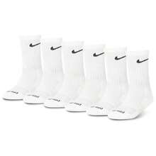 Nike Dri-FIT Performance Basic Crew Socks 6Pack Kids UNR019-001 - 白色 - 查看 1