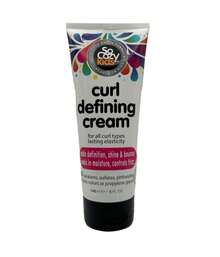 SoCozy Curl Defining Cream (5 Fl Oz) Kids Curl Cream For Curly Hair, Adds Definition, Shine &Amp; Bounce, Hair Cream For Wavy, Coily And Curly Hair, Enriched With Vitamins, Castor Seed, &Amp; Avocado Oil - White - View 2